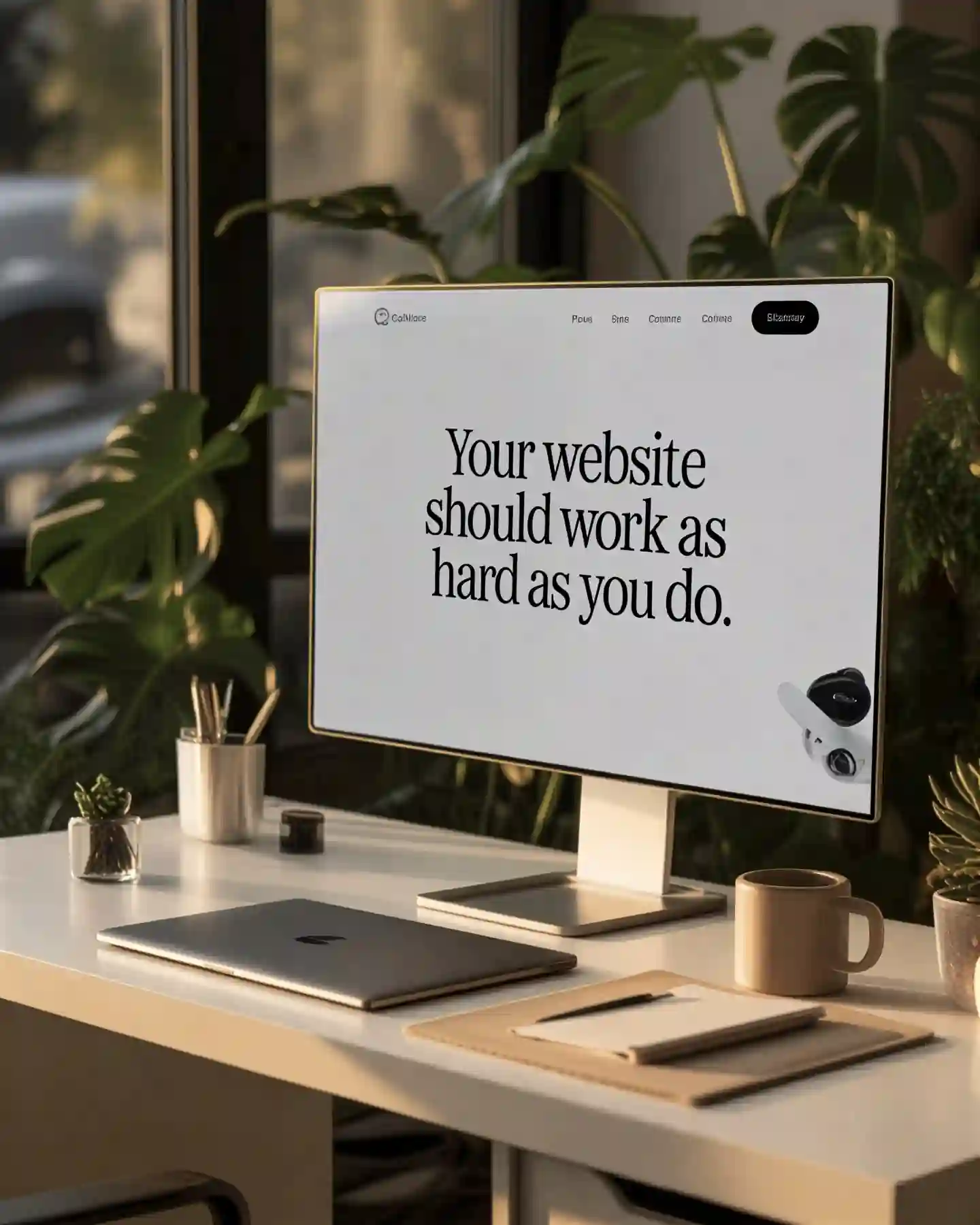 Website development illustration