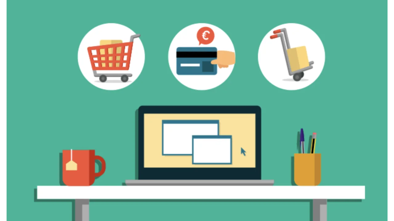 Website development illustration