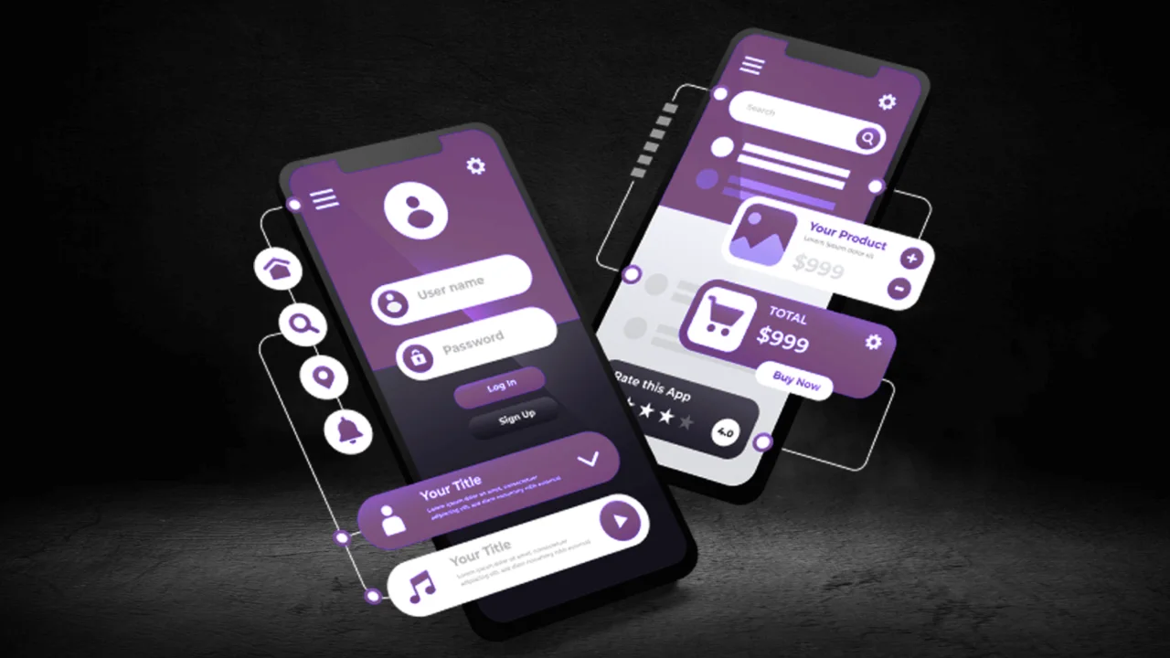 Website development illustration